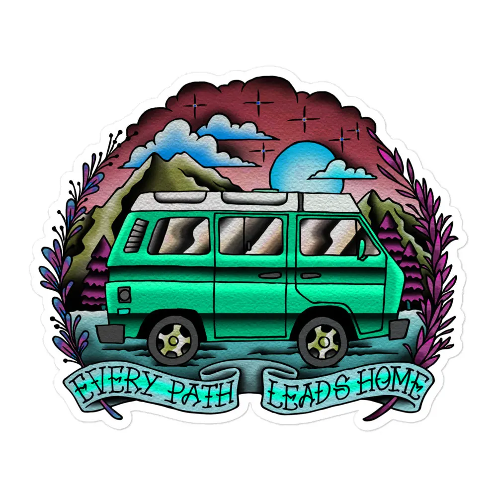 Every Path Leads Home Sticker 3
