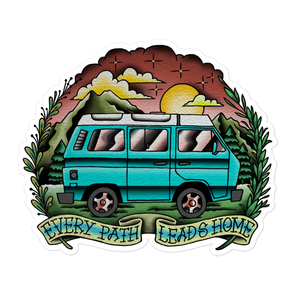 Every Path Leads Home Sticker 3