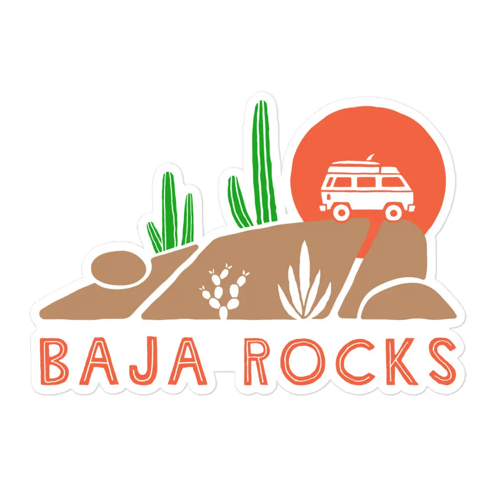 Baja Rocks Sticker 3