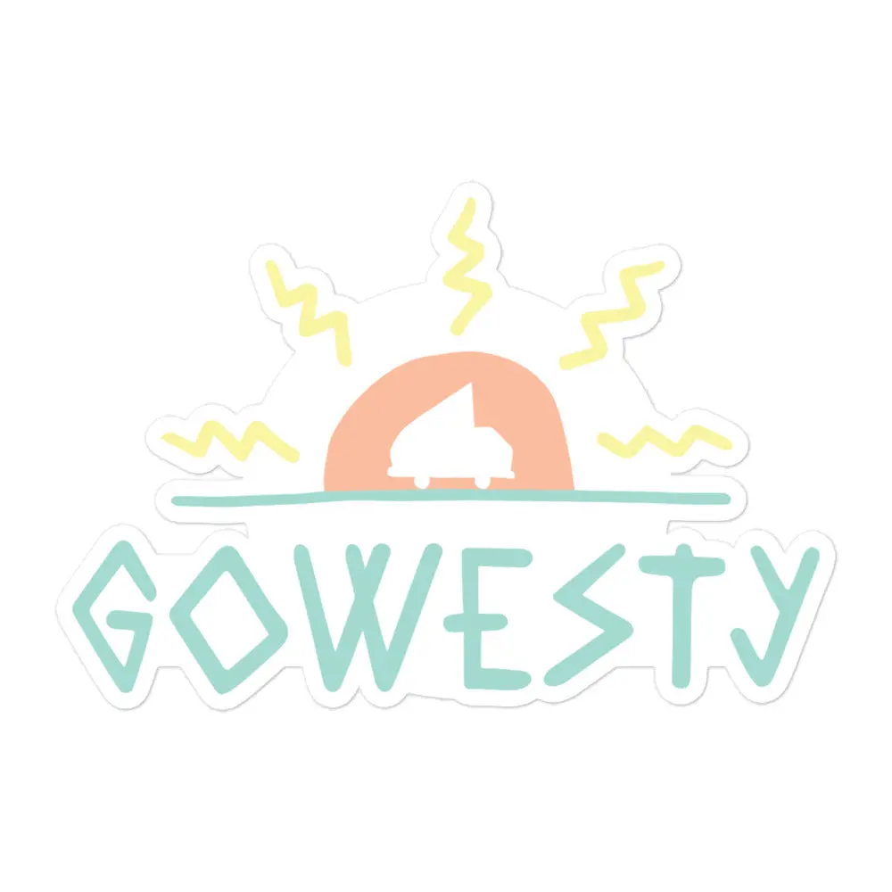 Mak Gowesty Logo Sticker 3