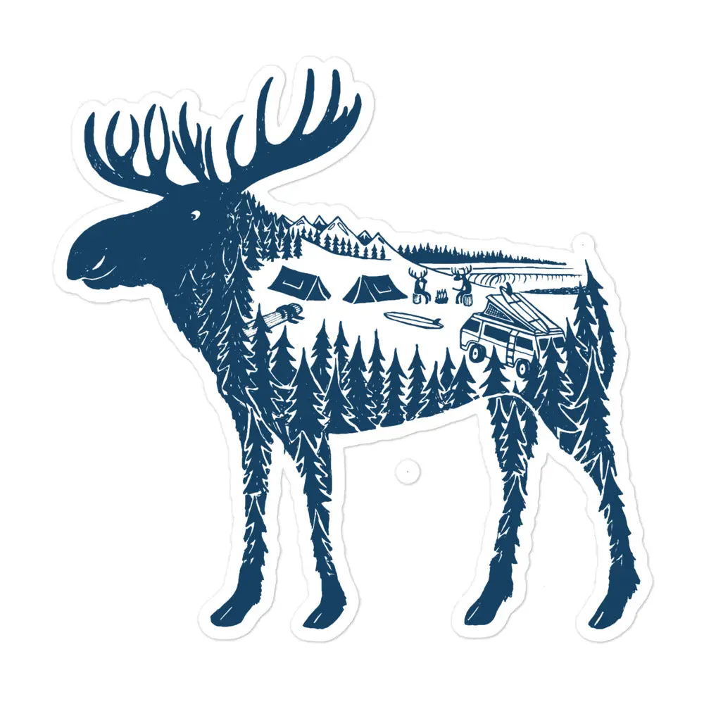 Moose Meet-Up Sticker 3