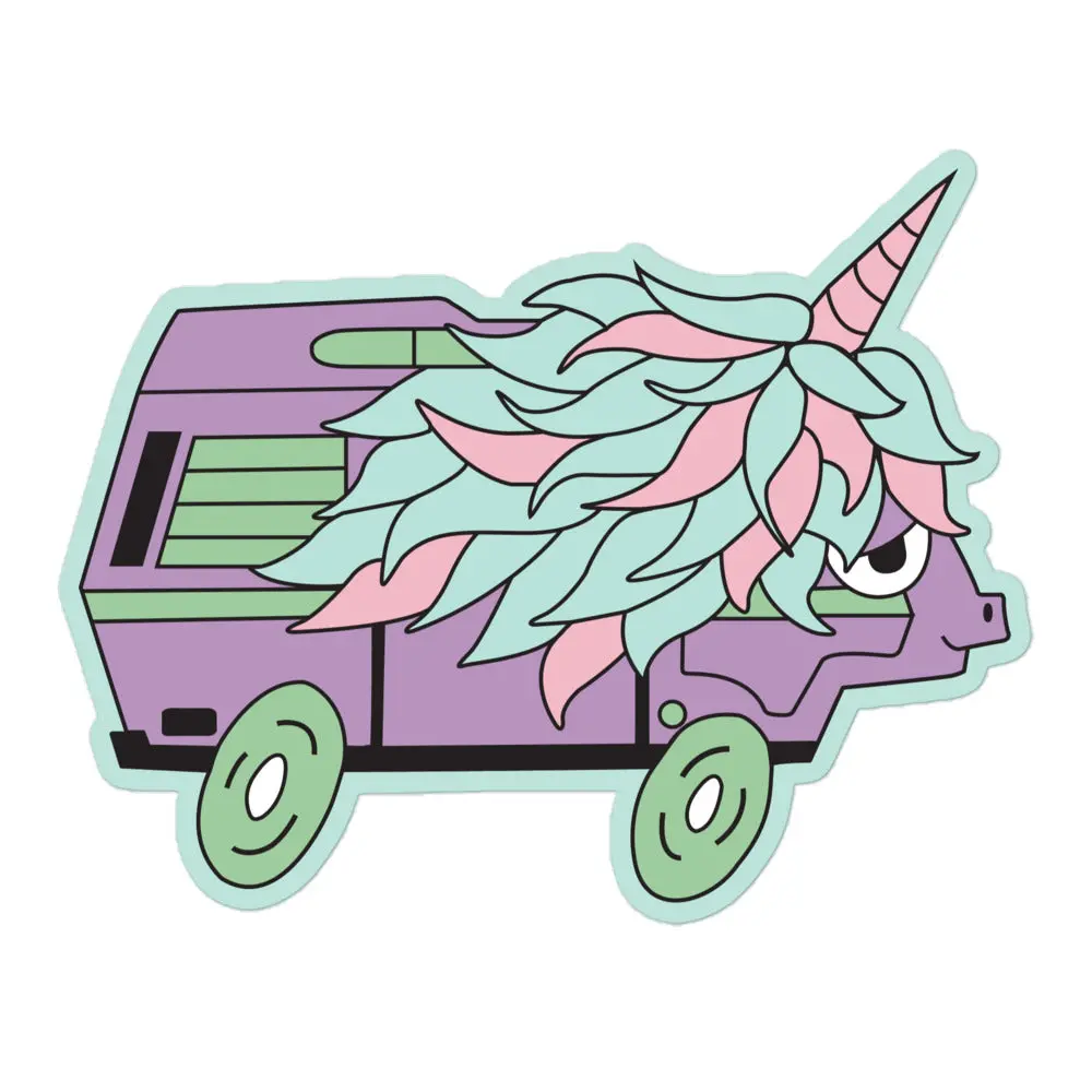 High-Top Hazel Unicorn Sticker 3