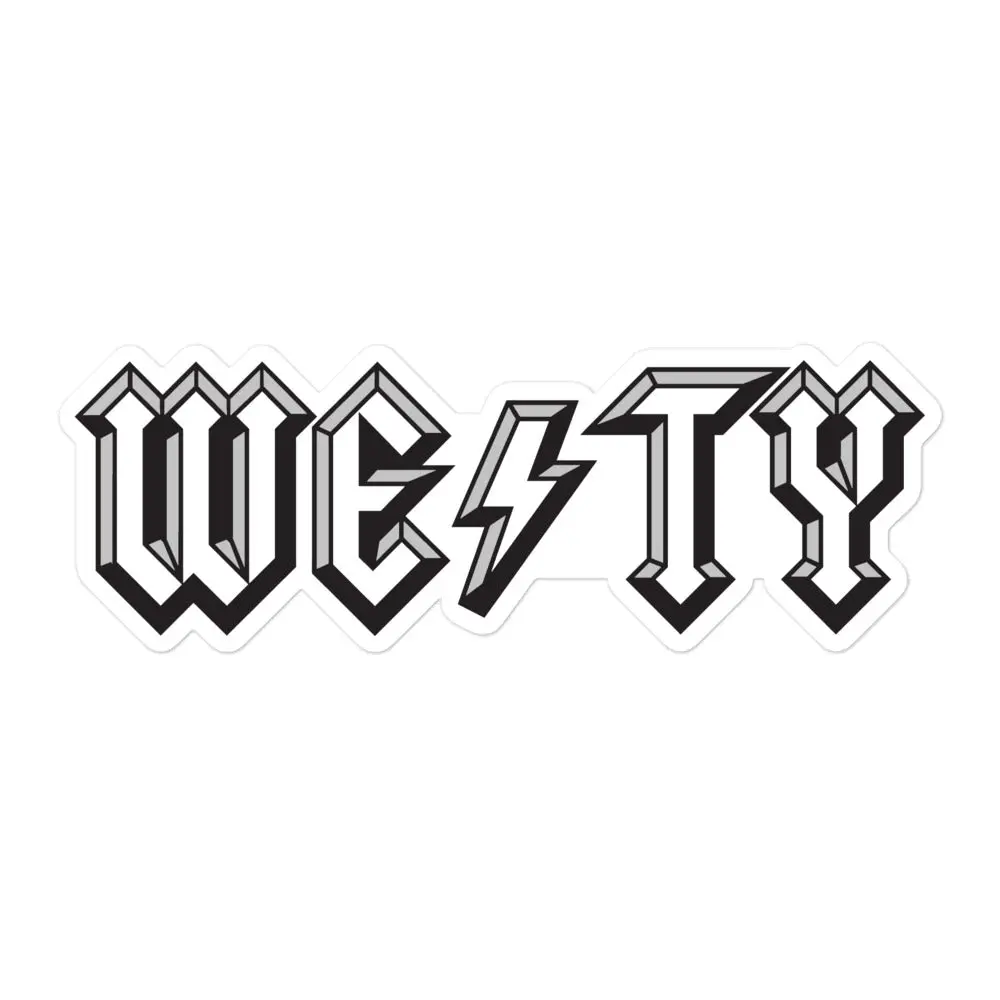 Westy High Voltage Sticker 3