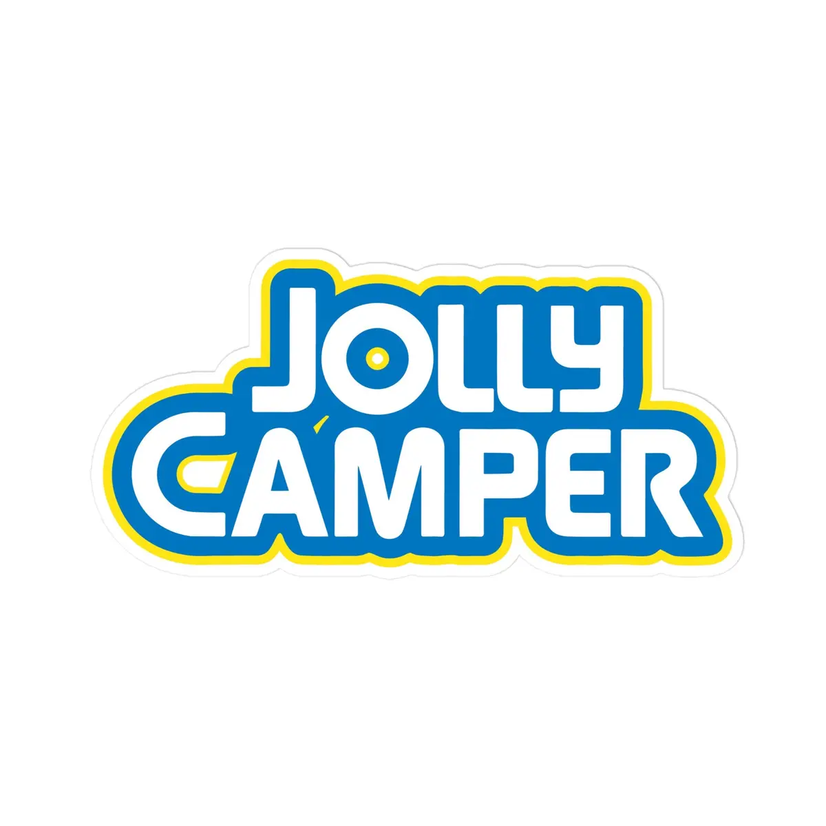Jolly Camper Kiss-Cut Vinyl Decal 1