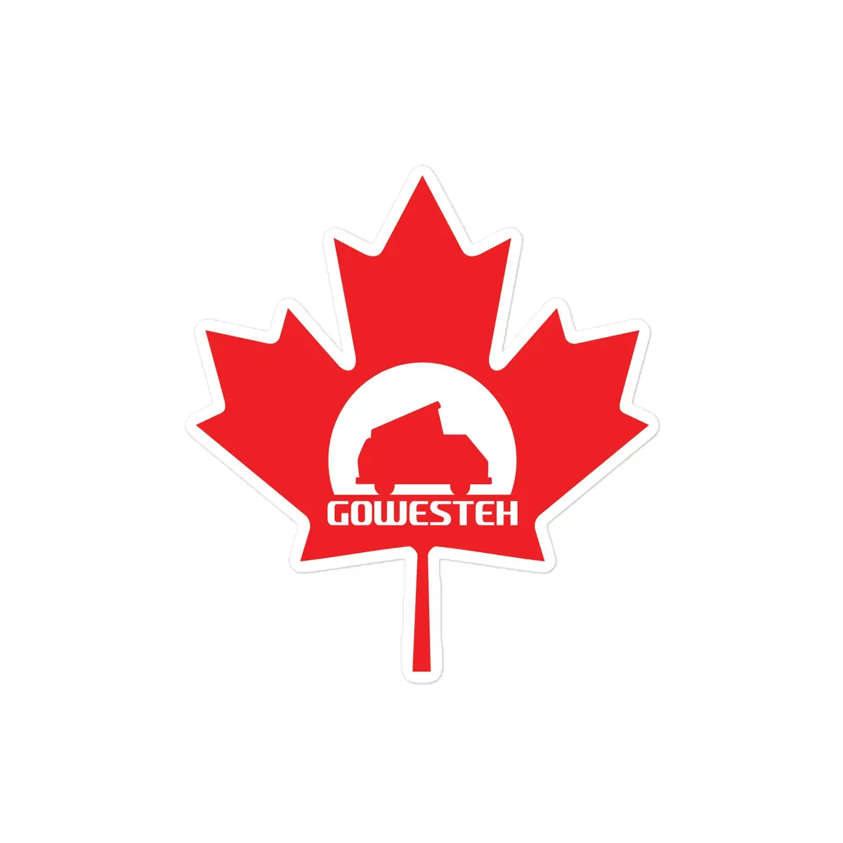 Gowesteh Canada Kiss-Cut Vinyl Sticker