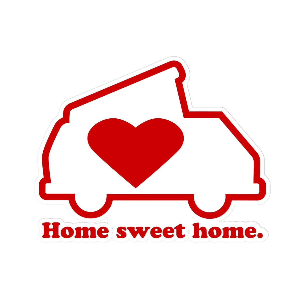 Home Sweet Home Vinyl Decal – Precision Kiss-Cut Sticker