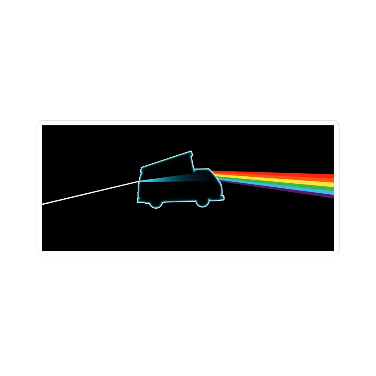 Dark Side of the Bus Vinyl Decal – Precision Kiss-Cut Sticker