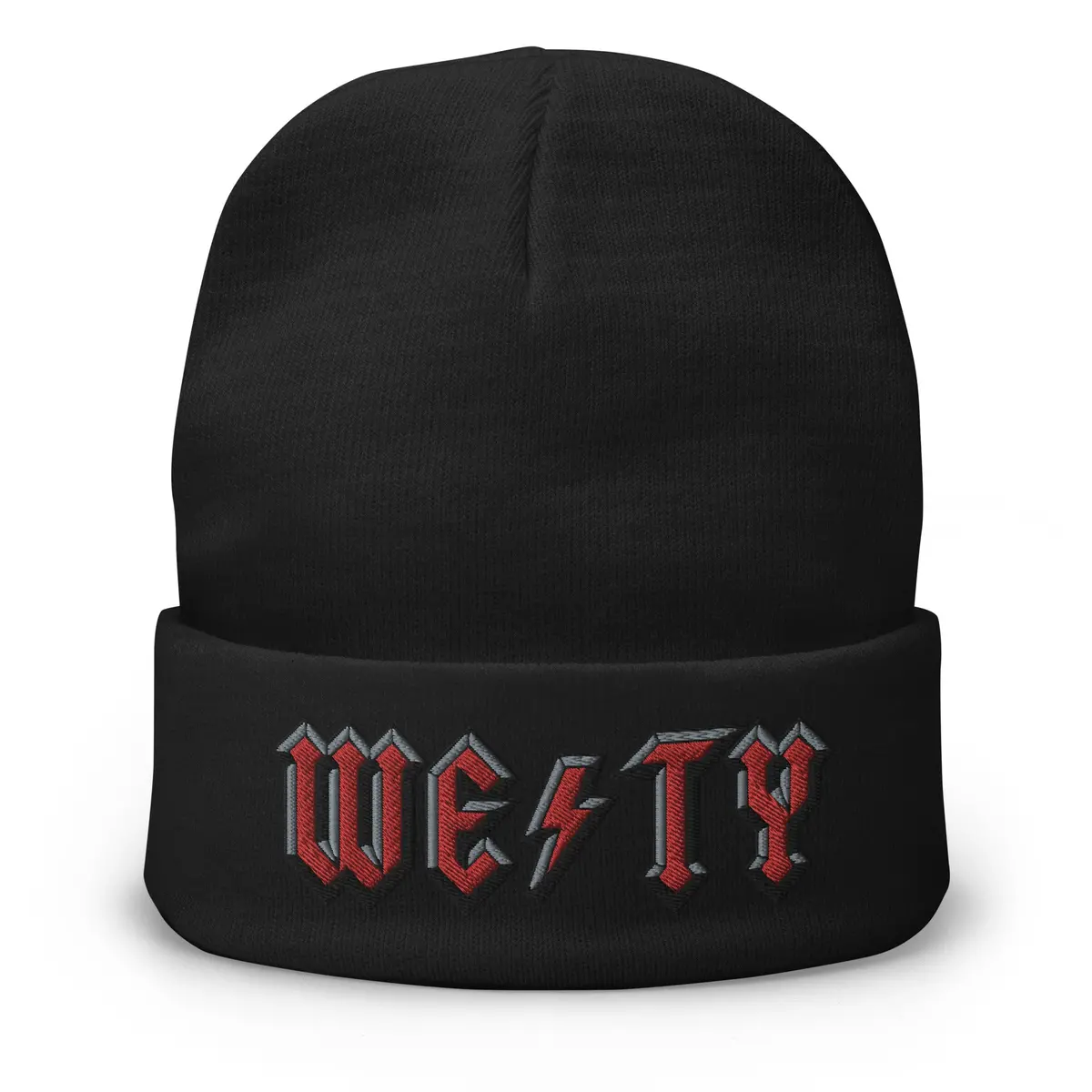 High Voltage Westy Embroidered Beanie 1