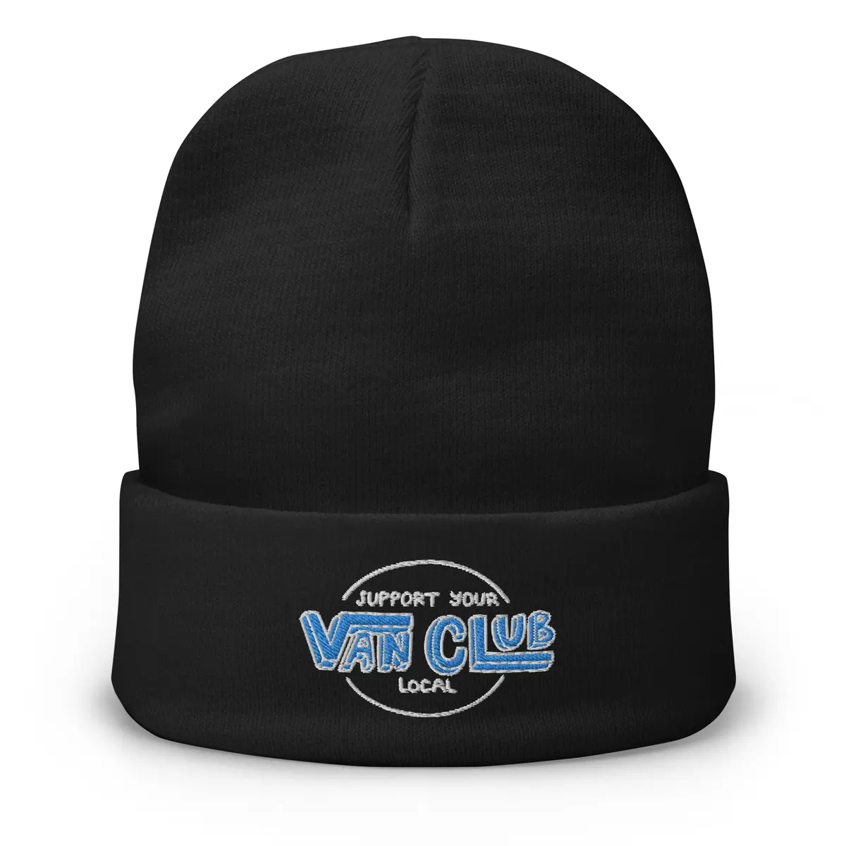 Support Your Local Van Club Embroidered Beanie 1
