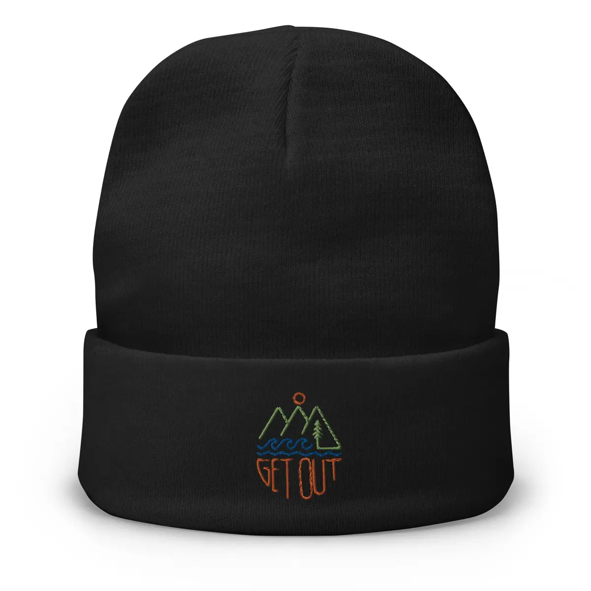 Get Out Embroidered Beanie 3