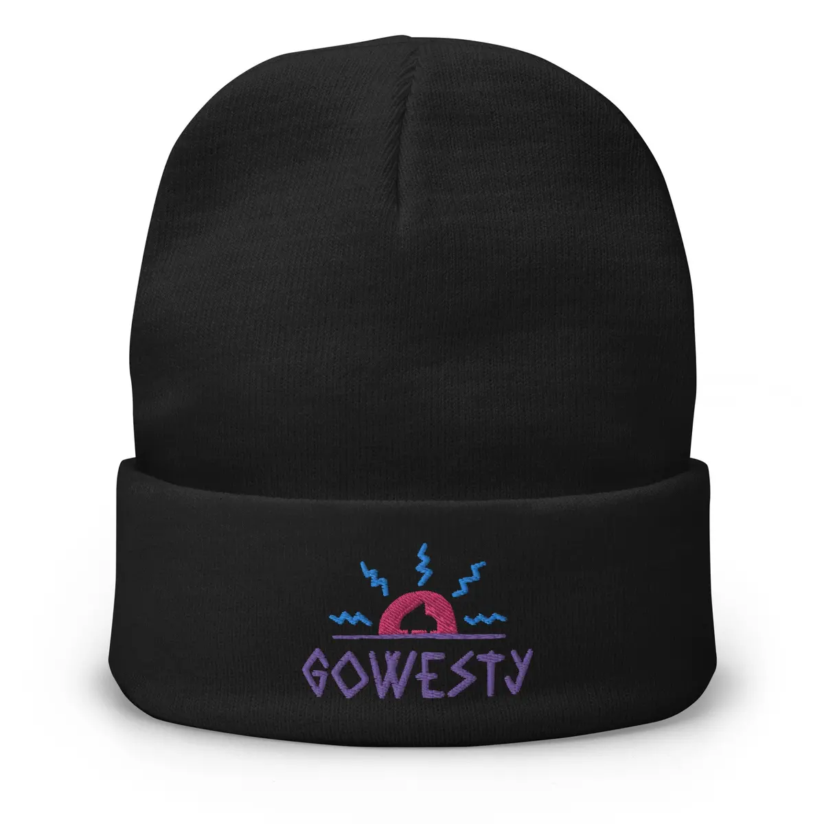 Mak Gowesty Logo Embroidered Beanie 1