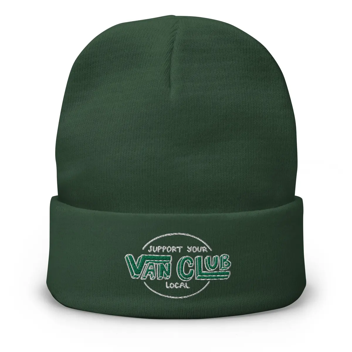 Support Your Local Van Club Embroidered Beanie 4