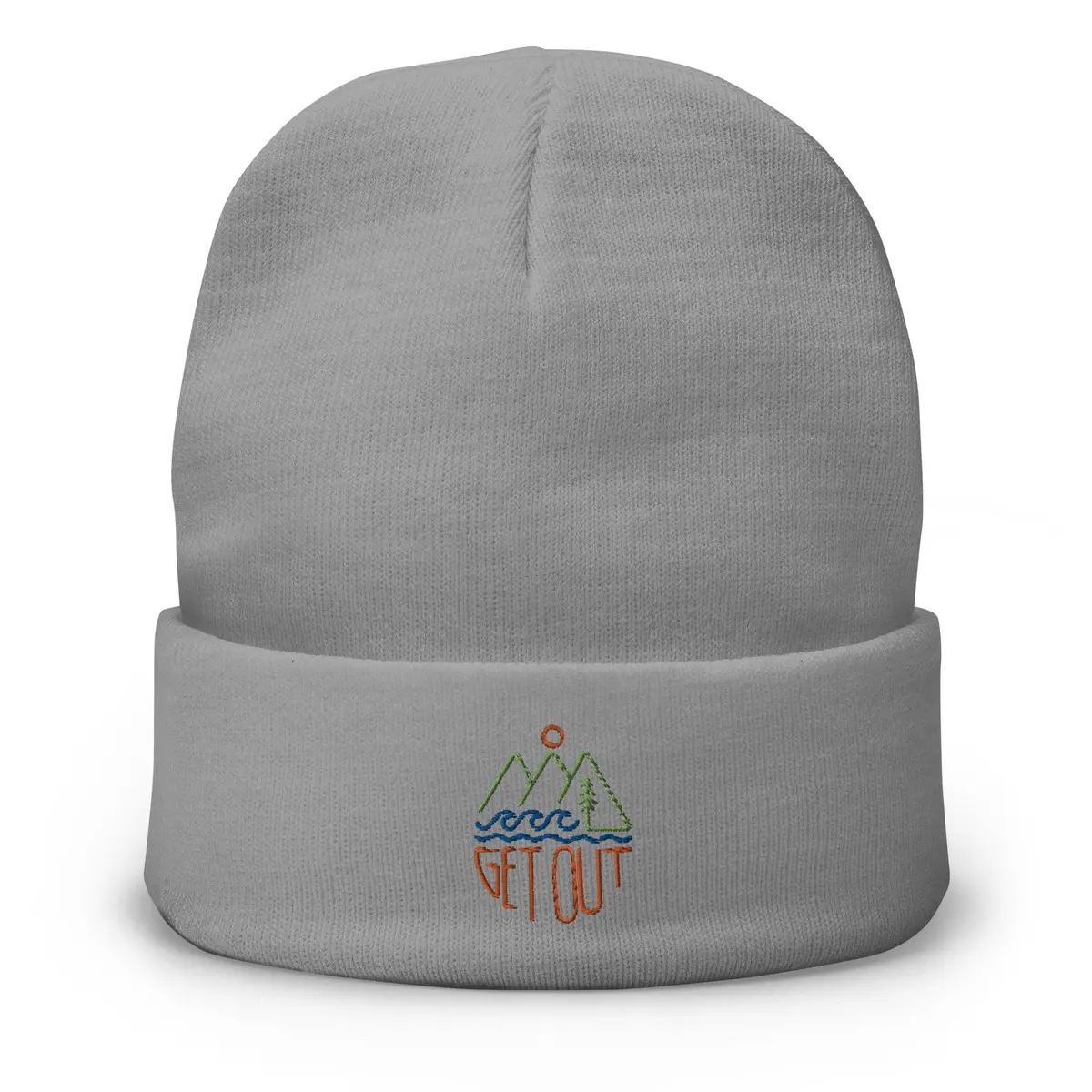 Get Out Embroidered Beanie 2