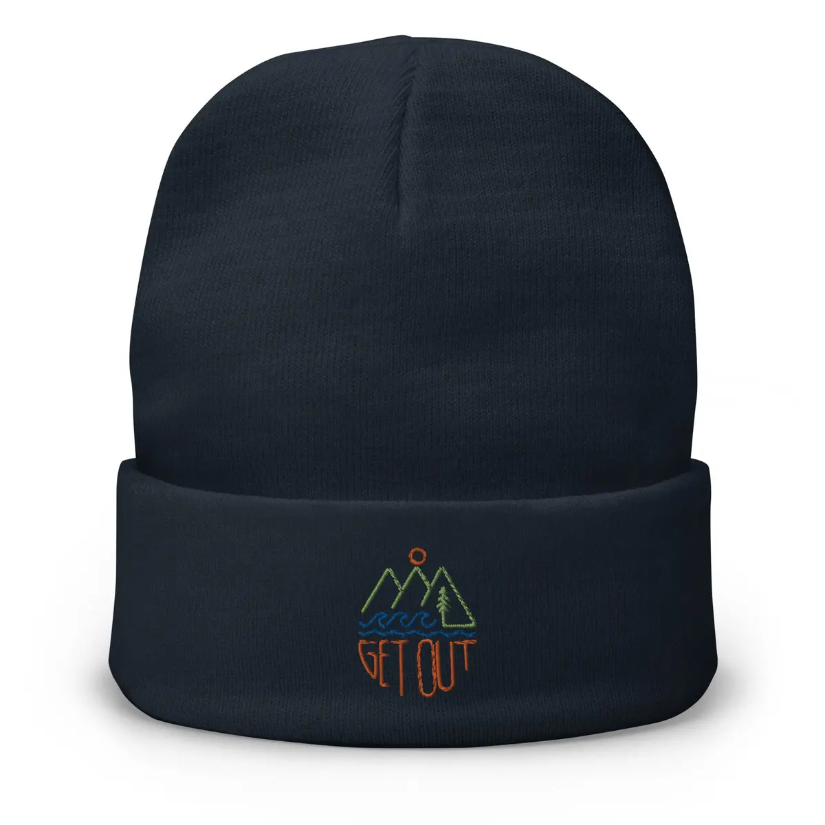 Get Out Embroidered Beanie 4