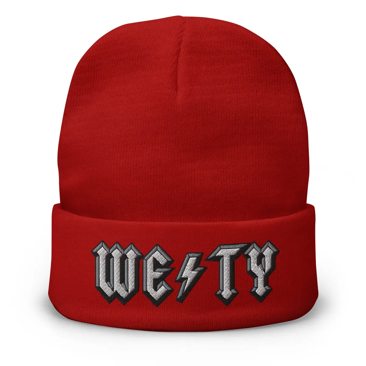 High Voltage Westy Embroidered Beanie 2