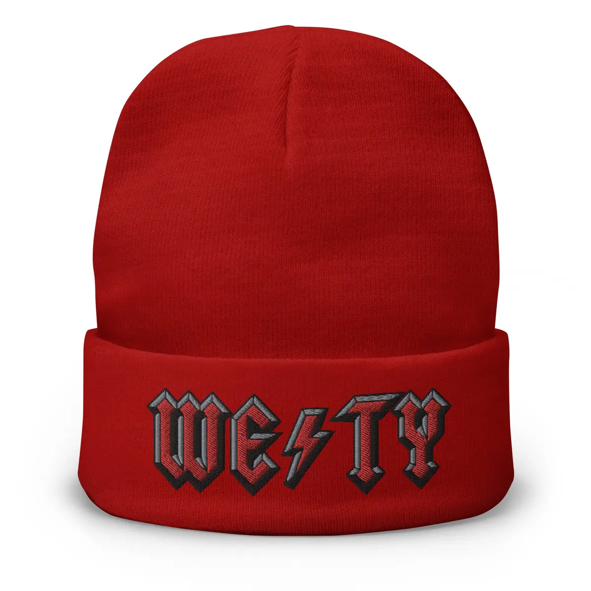 High Voltage Westy Embroidered Beanie 2