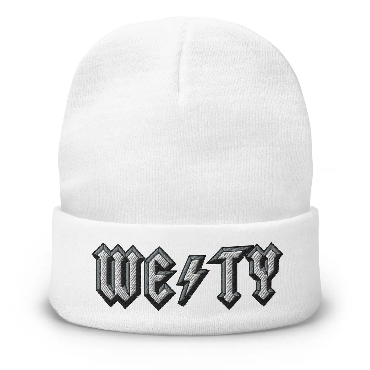 High Voltage Westy Embroidered Beanie 6
