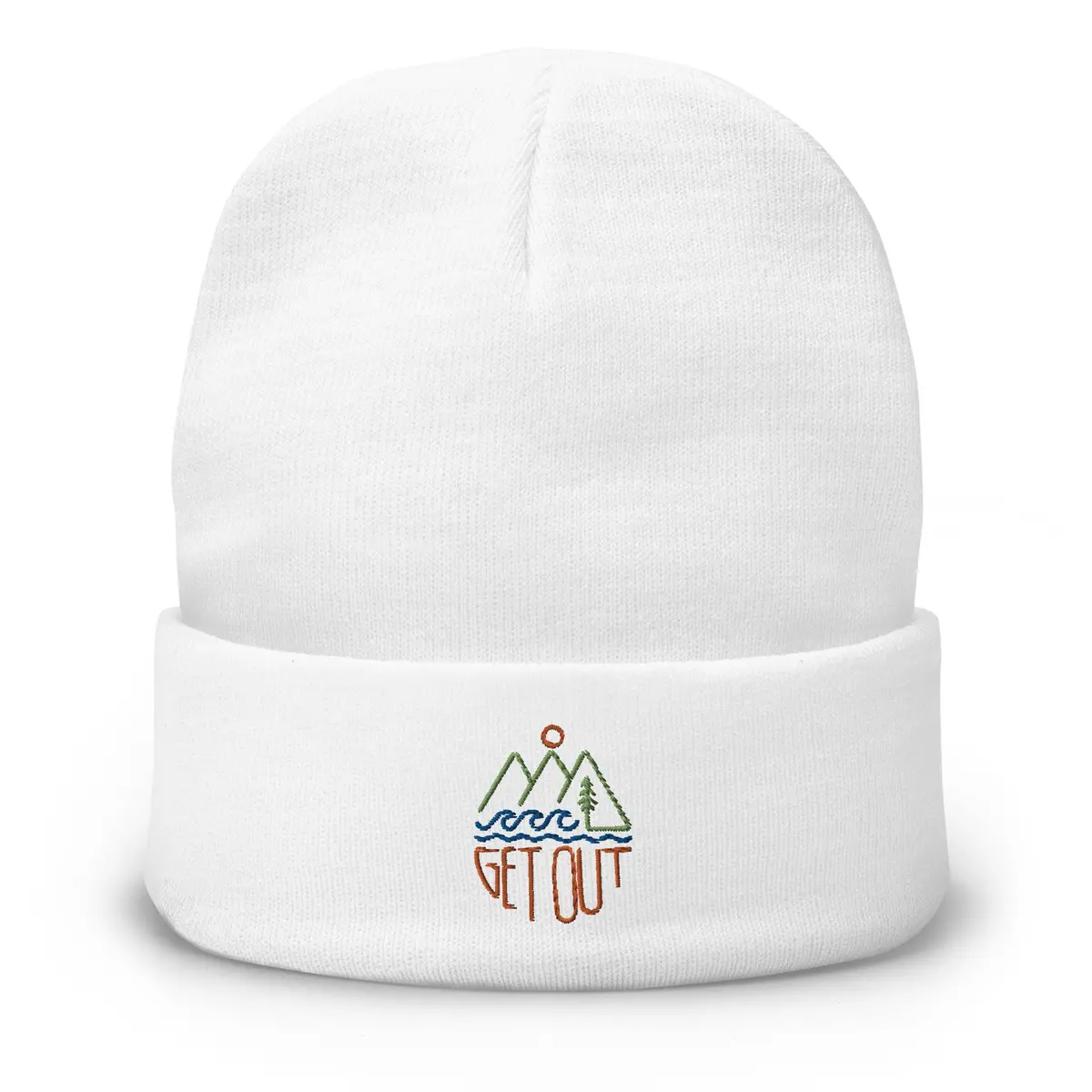 Get Out Embroidered Beanie 3