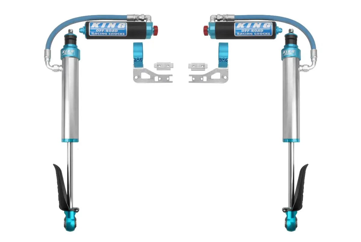 King 2023+ Toyota Sequoia 2.5 Rear Remote Reservoir Shock Kit With Compression Adjusters, Pair 25001-401A 1