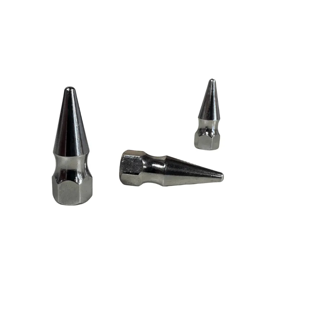 M6 X 1.00 Chrome Spike Nut 1