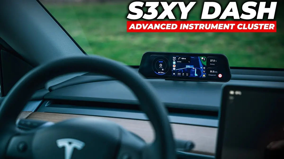 S3xy Dash + Commander Gen2 Tesla Smart Instrument Cluster 1