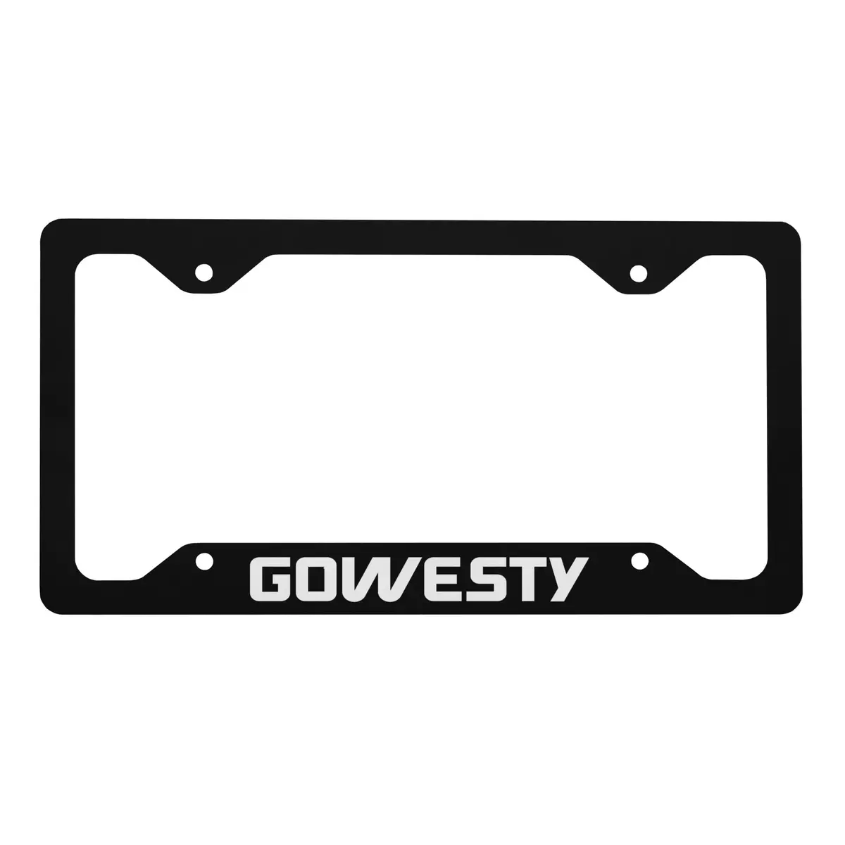 Gowesty Pop-Top Logo Inspired Metal License Plate Frame 1