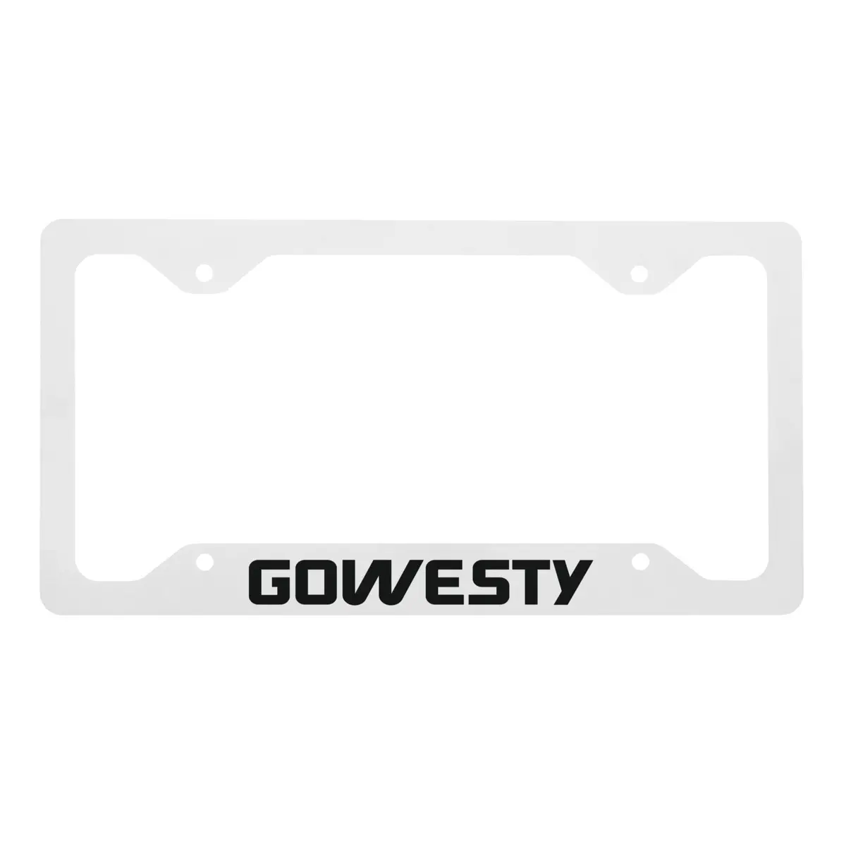 Gowesty Pop-Top Logo Inspired Metal License Plate Frame 1