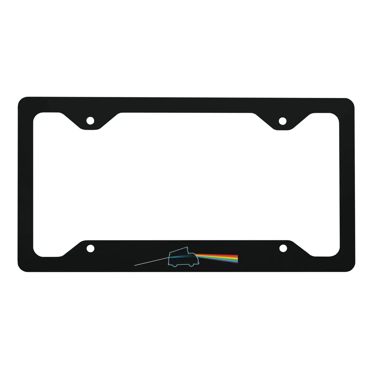 Dark Side Of The Bus Metal License Plate Frame 1