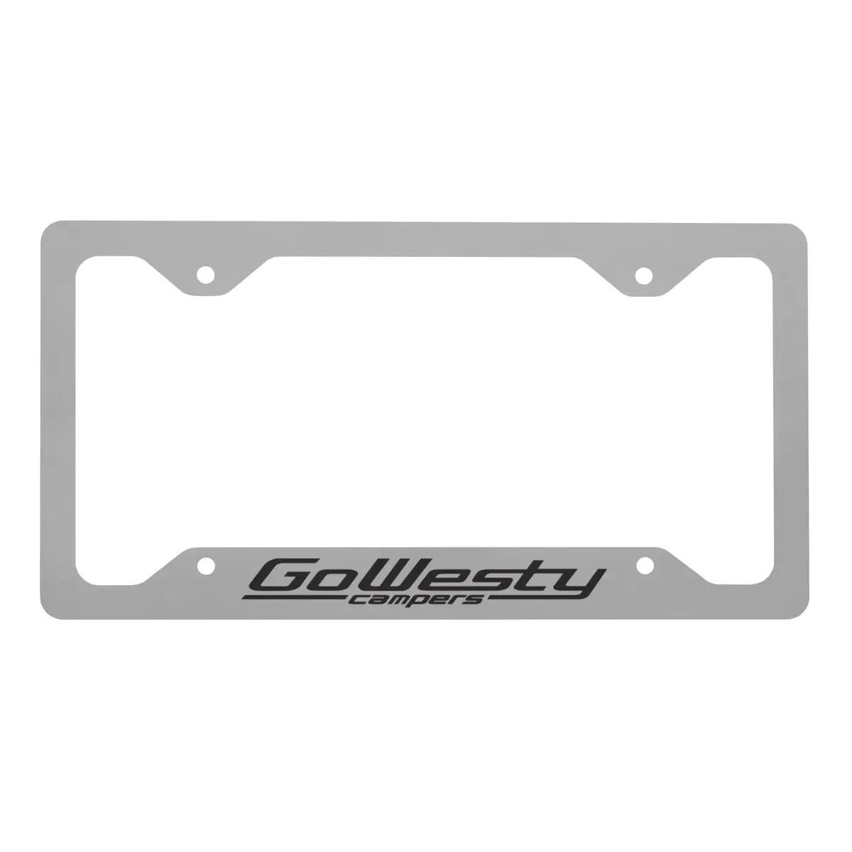 Gowesty Campers Metal License Plate Frame 1
