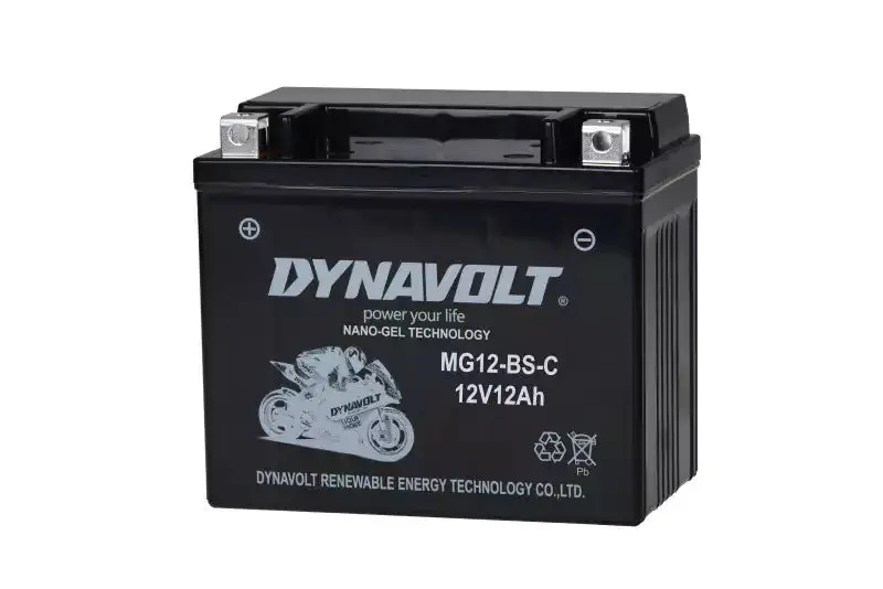 Mg12-Bs-C  (Ytx12-Bs)  Dynavolt Battery  Nano Gel 12V12ah 1