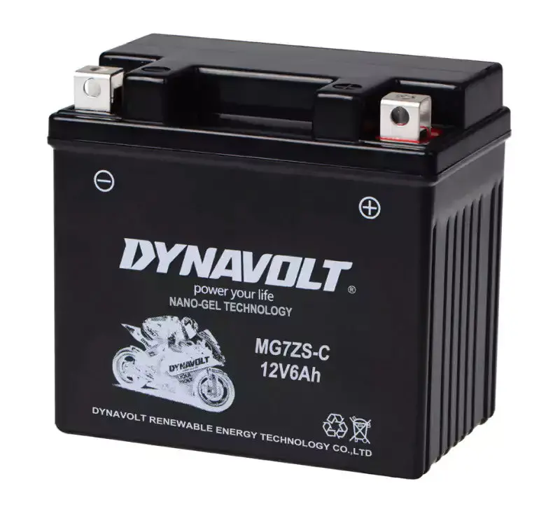Mg7zs-C (Yt7zs)  Dynavolt Battery Nano Gel 12V6ah  (Yfz 450 2009-2021) 1