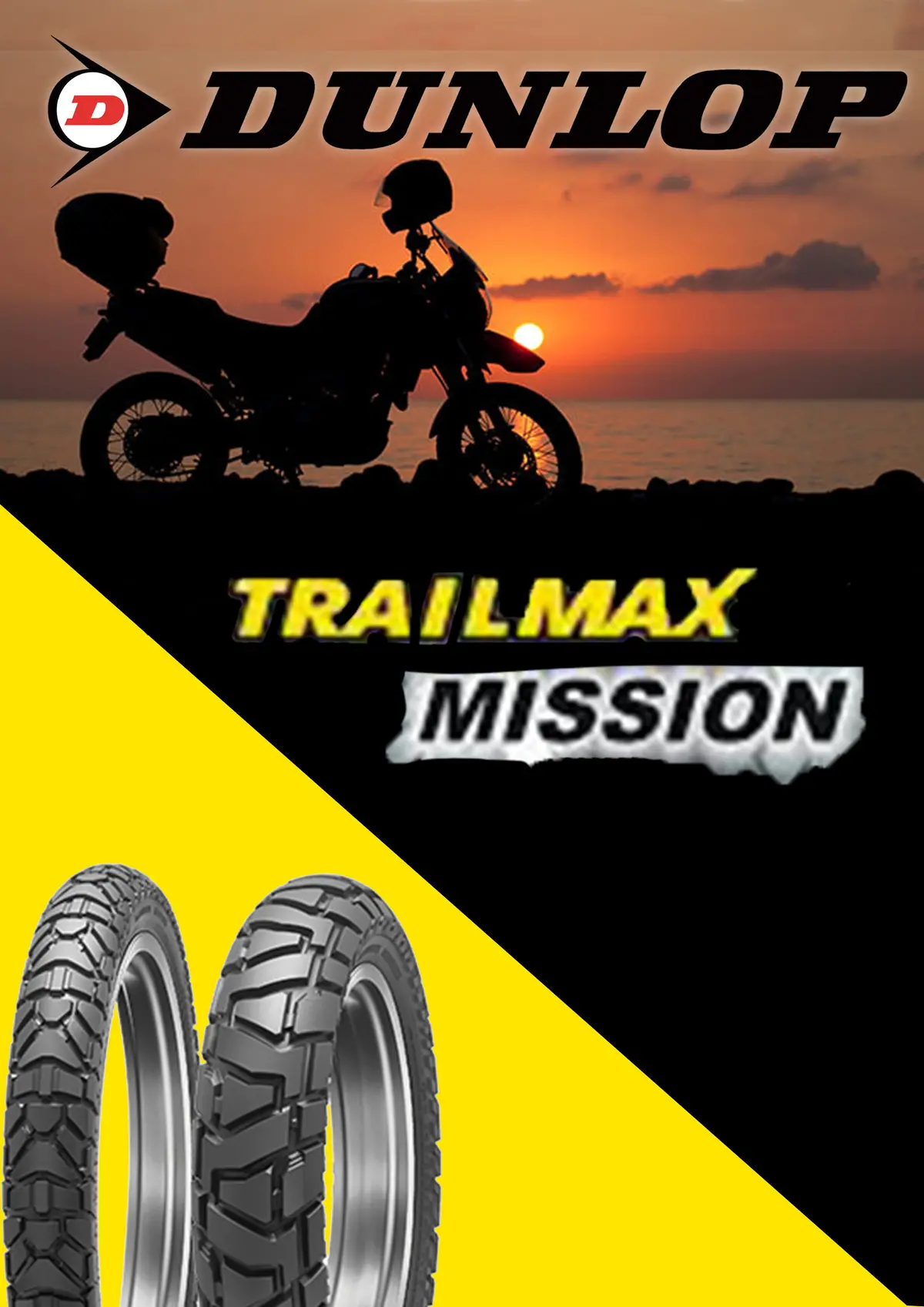 Dunlop Trailmax Mission 110/80-19 & 150/70-17 Combo 1