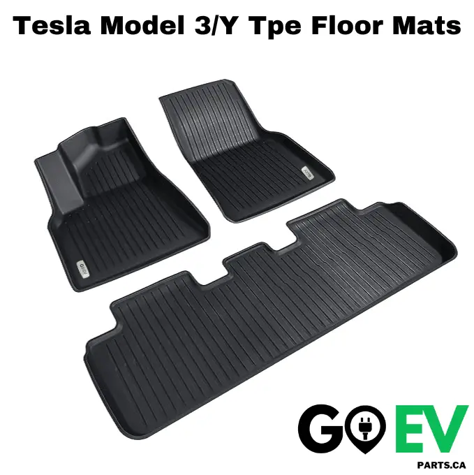 Tesla Model 3/Y Tpe Floor Mats Set (3 Pcs) 1