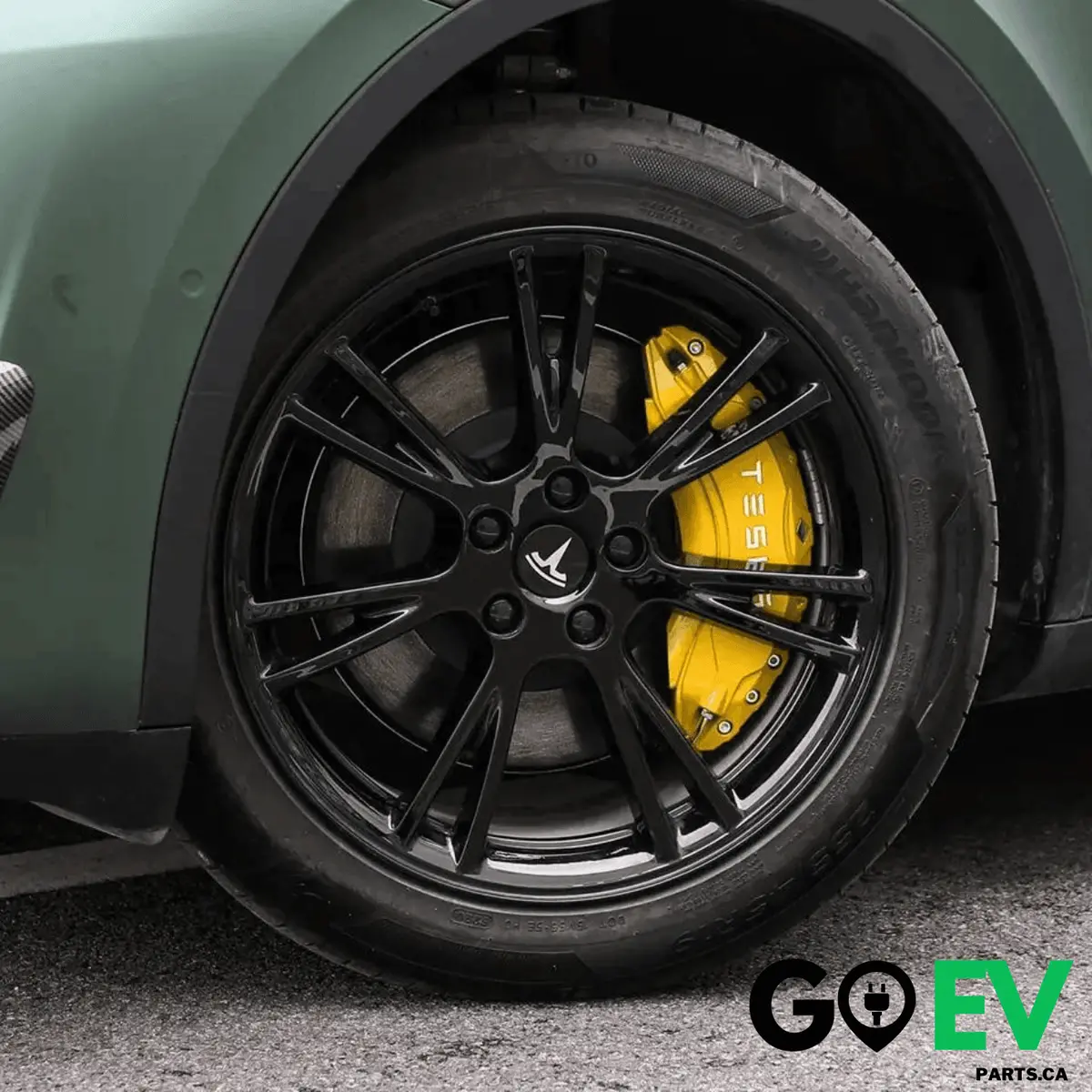 Tesla Model Y Brake Caliper Cover – Aluminium Alloy – Goevparts 1