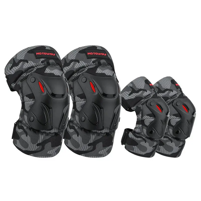 Motowolf Knee & Elbow Protective Gear  Mdl1010 1