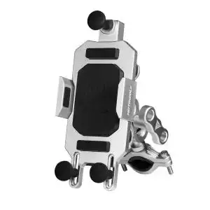 Motowolf Premium Phone Holder Mobile Stand Motorcycle Wireless Charging Handphone Usb Wired Charge Motor 1