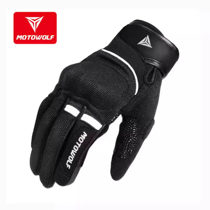 Motowolf Universal Motorcycle Bike Gloves Summer Breathable Racing Anti-Drop Gloves Mdl0322 1