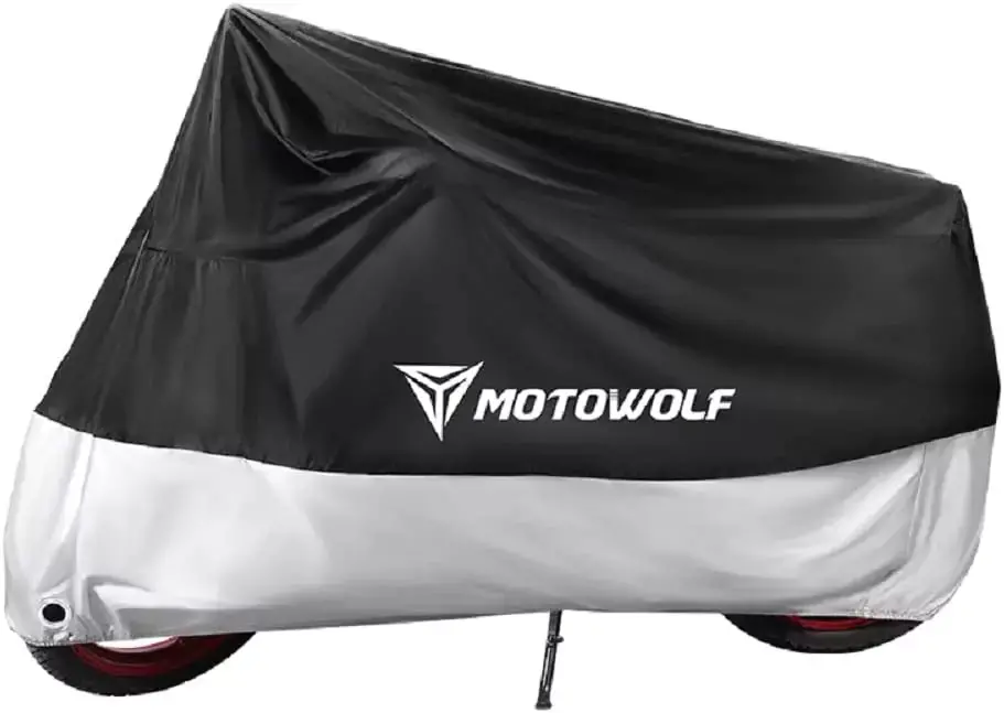 Motowolf Universal Motorcycle / Electric Scooter Oxford Covered Moto-Cover – Oversized, Rainproof, Waterproof, Sunscreen & Dust Protection | Motovile Kuwait 1