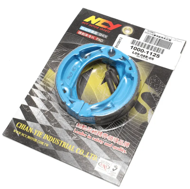 Ncy Slotted Brake Shoes For Dio, Elite, Aero 1