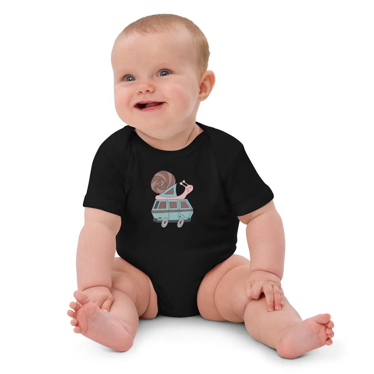Sally Snail One-Piece Baby Body Suit 5