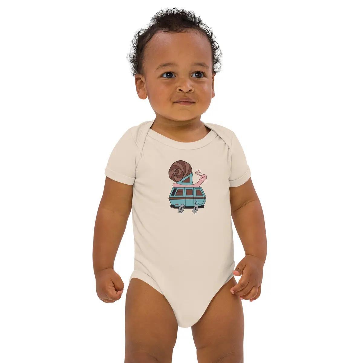 Sally Snail One-Piece Baby Body Suit 9