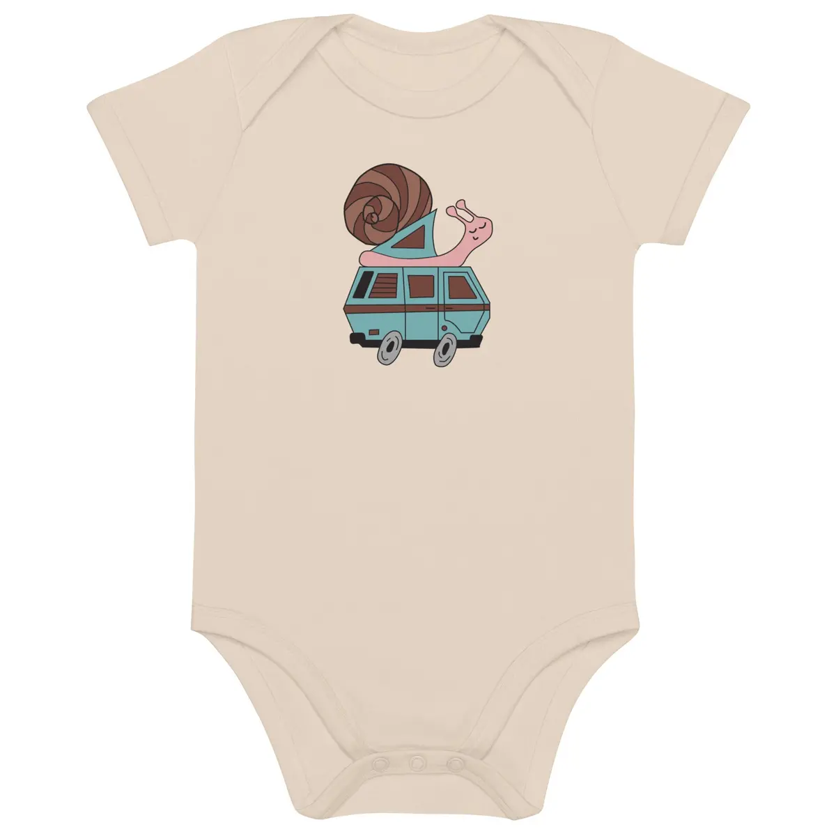 Sally Snail One-Piece Baby Body Suit 7