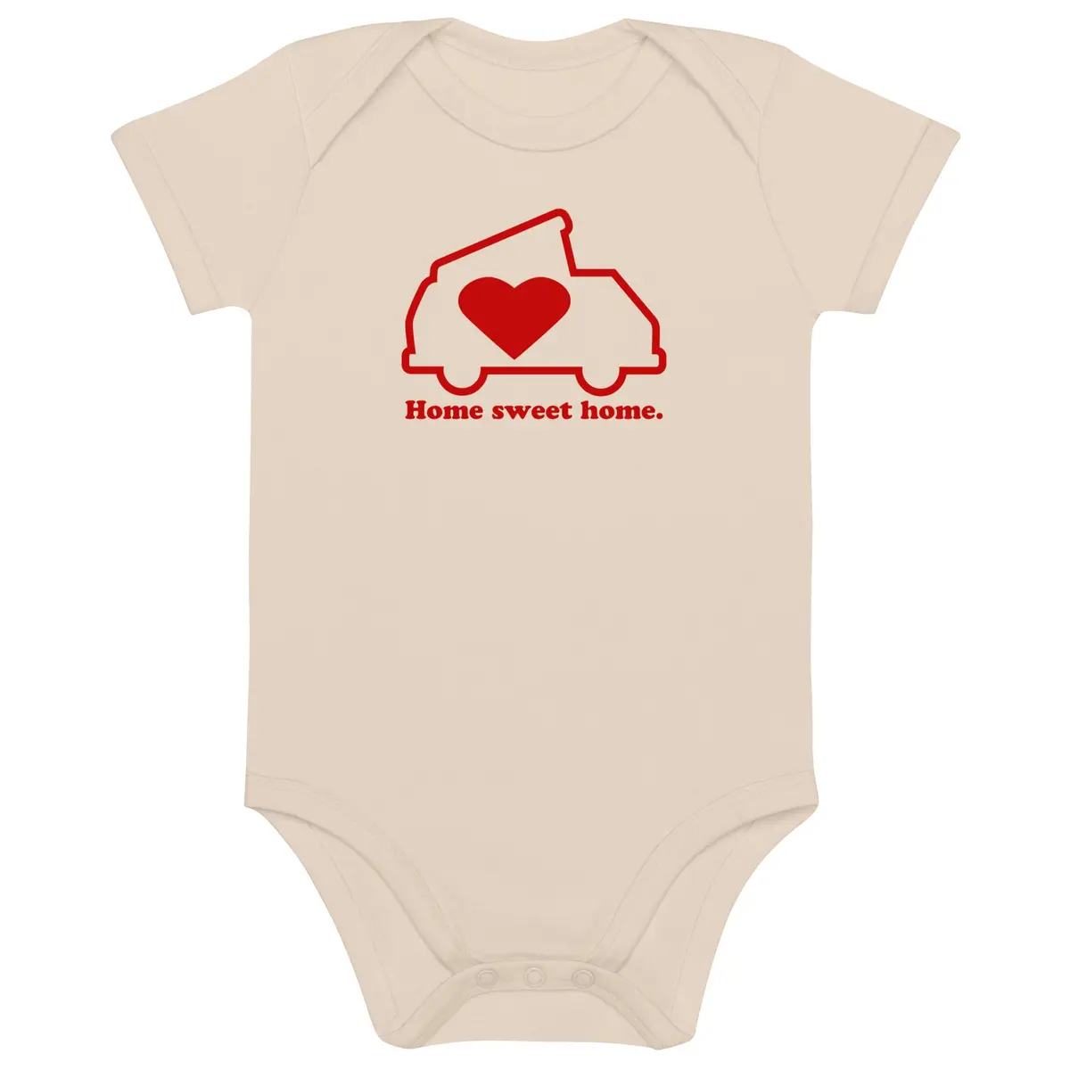 Home Sweet Home One-Piece Baby Bodysuit 1