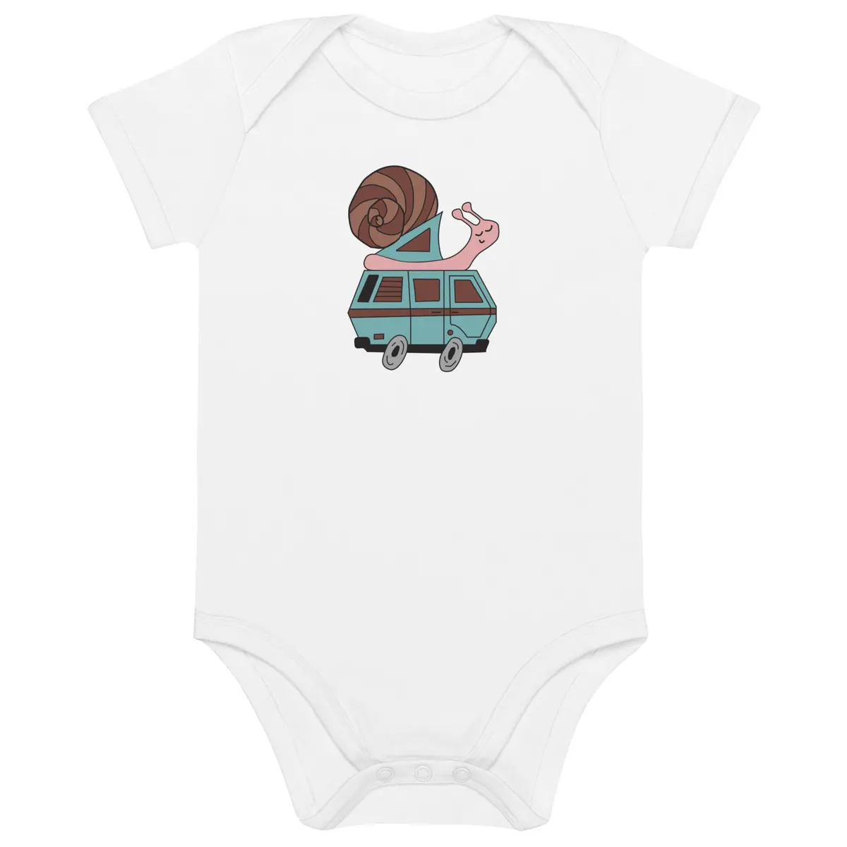 Sally Snail One-Piece Baby Body Suit 7