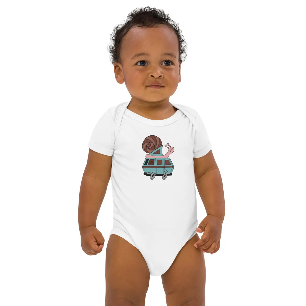 Sally Snail One-Piece Baby Body Suit 3