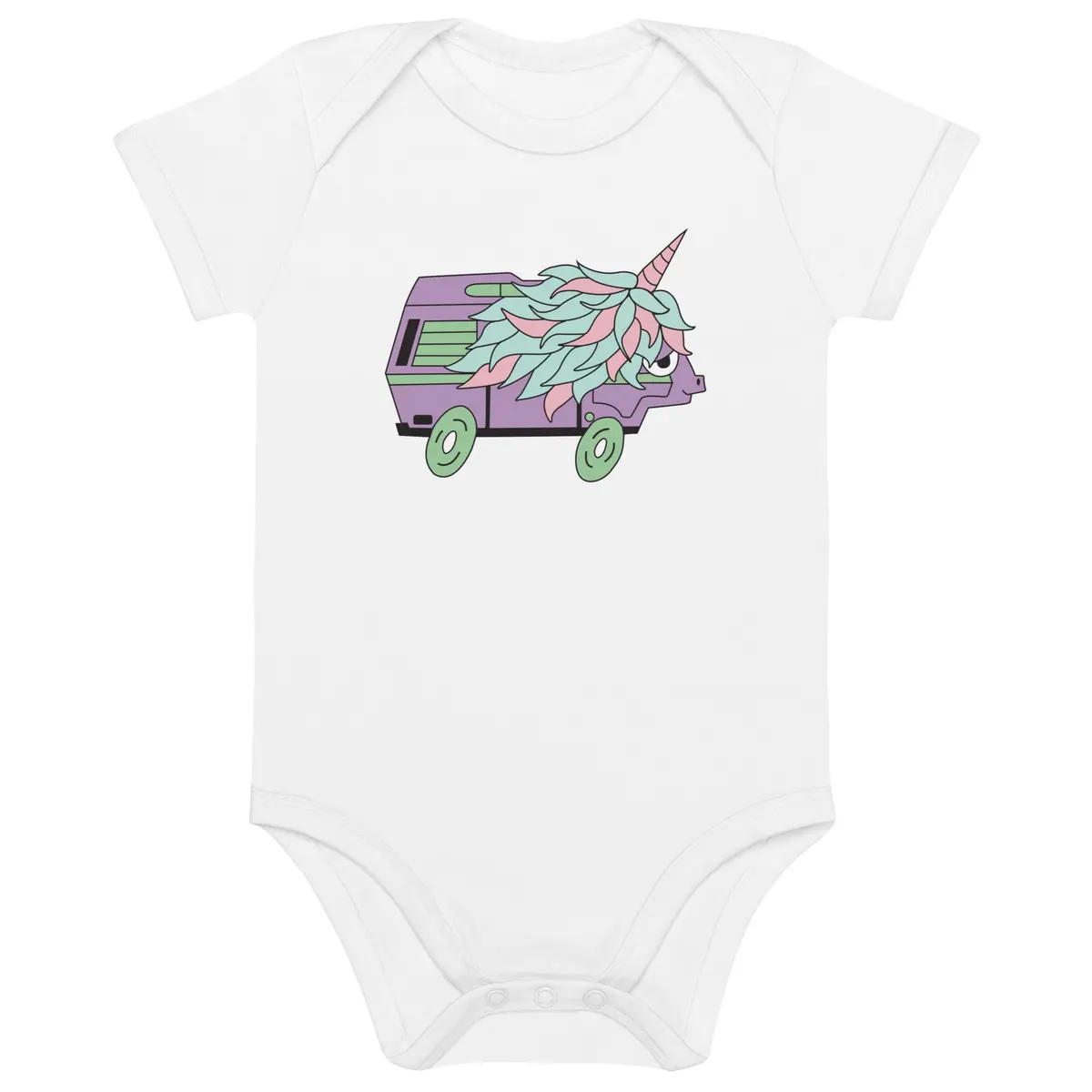 Hazel Unicorn High-Top Baby Bodysuit - Image 3