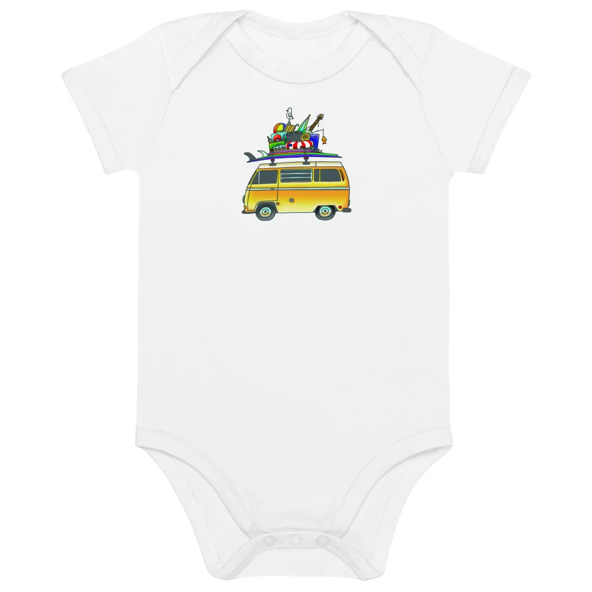 Rad Bus Infant Bodysuit – Soft Cotton One-Piece Outfit
