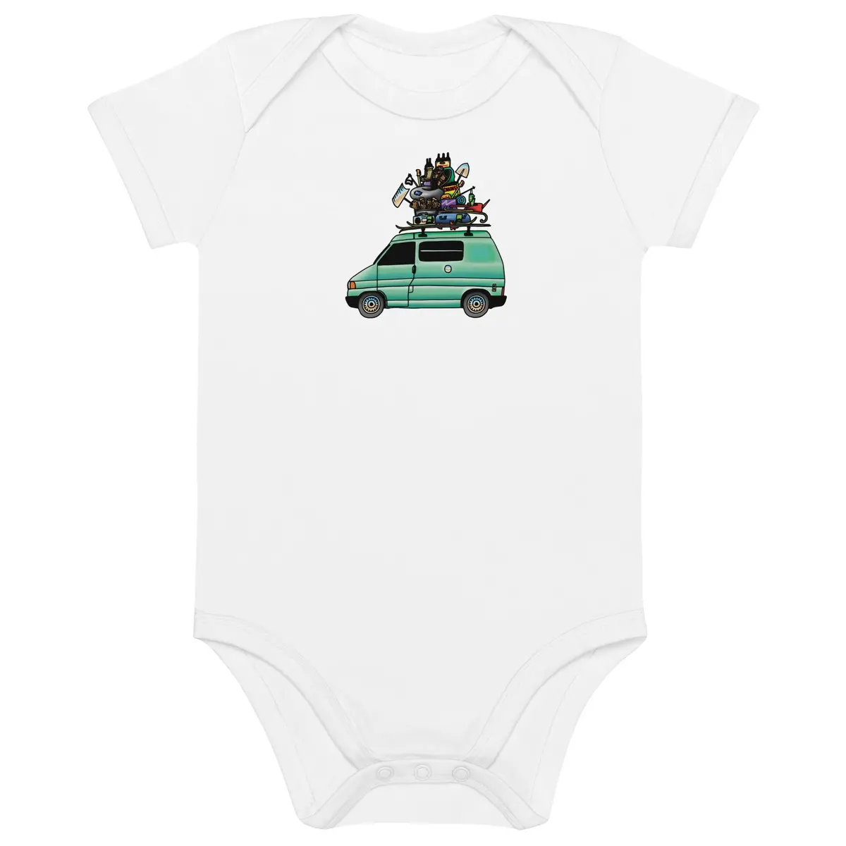 Rad Vanagon Baby Bodysuit – Soft One-Piece Outfit - Image 3