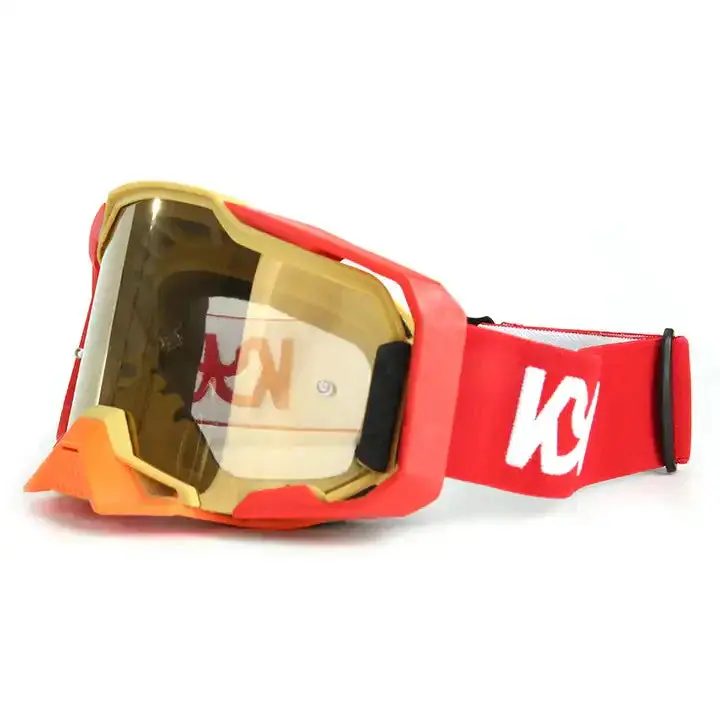 Outdoor Sport Motorbike Glasses Orange Anti Fog Motocross Goggles Motorcycle Goggles For Eye Protect 1