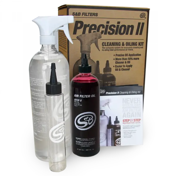 S&B Filters Precision Ii: Cleaning & Oil Kit (Red Oil) 88-0008 1